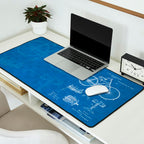 Bicycle Patent - Cyclling Art - Blueprint Desk Mat Gallery Image 2