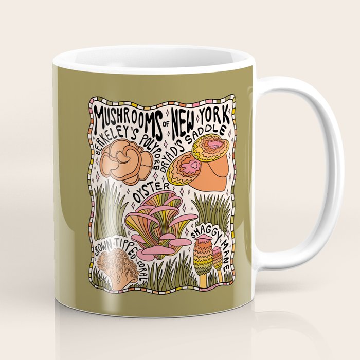Mushrooms of New York Coffee Mug Gallery Image 1