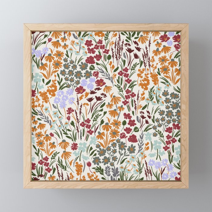 Spring flowery meadow 02 Mini Art Print Gallery Image 1