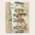 'Carol Singing Cats' Funny Vintage Christmas Louis Wain Poster Gallery Image 4