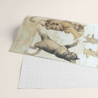 'Carol Singing Cats' Funny Vintage Christmas Louis Wain Wrapping Paper Gallery Image 2