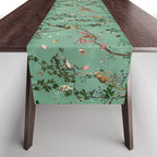 Monkey World Green Table Runner Gallery Image 1