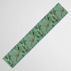 Monkey World Green Table Runner Gallery Image 3