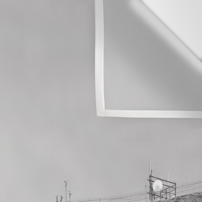 Hollywood Sign Black and White Wall Tapestry Gallery Image 3