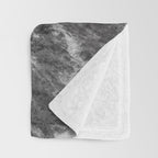 Hollywood Sign Black and White Throw Blanket Gallery Image 3