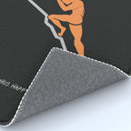 One Must Imagine Sisyphus Happy - Illustration - Albert Camus Quote Rug Gallery Image 4
