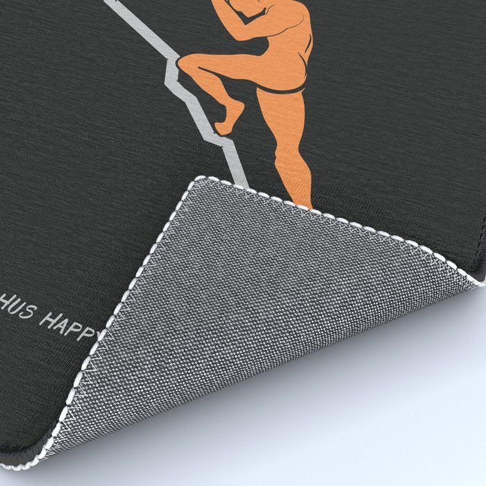 One Must Imagine Sisyphus Happy - Illustration - Albert Camus Quote Rug Gallery Image 4