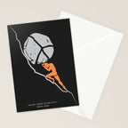 One Must Imagine Sisyphus Happy - Illustration - Albert Camus Quote Stationery Card Gallery Image 2