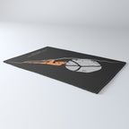 One Must Imagine Sisyphus Happy - Illustration - Albert Camus Quote Rug Gallery Image 3