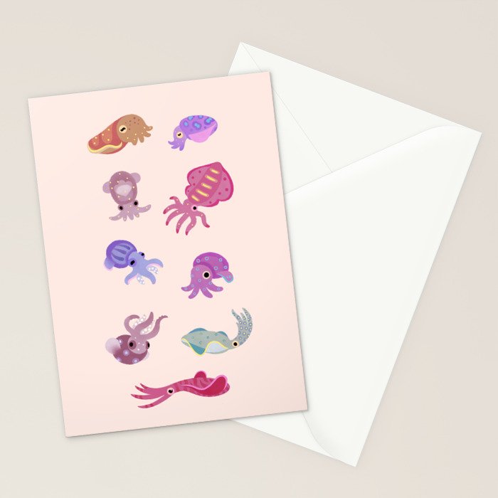 Squids Stationery Card Gallery Image 2