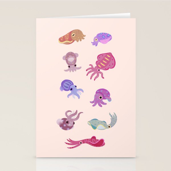 Squids Stationery Card Gallery Image 1