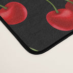 Y2K Cherries - Black Pattern Large Desk Mat Gallery Image 4