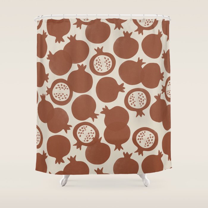 Pomegranate Bowl Shower Curtain Gallery Image 1