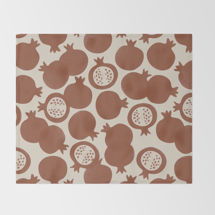 Pomegranate Bowl Throw Blanket Gallery Image 2