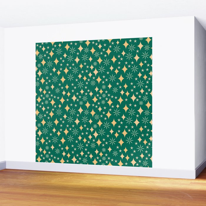 Christmas Lights pattern Wall Mural Gallery Image 2