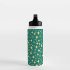 Christmas Lights pattern Water Bottle Gallery Image 3