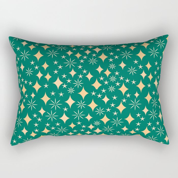 Christmas Lights pattern Rectangular Pillow Gallery Image 2