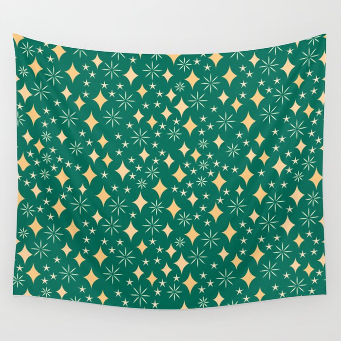 Christmas Lights pattern Wall Tapestry Gallery Image 4