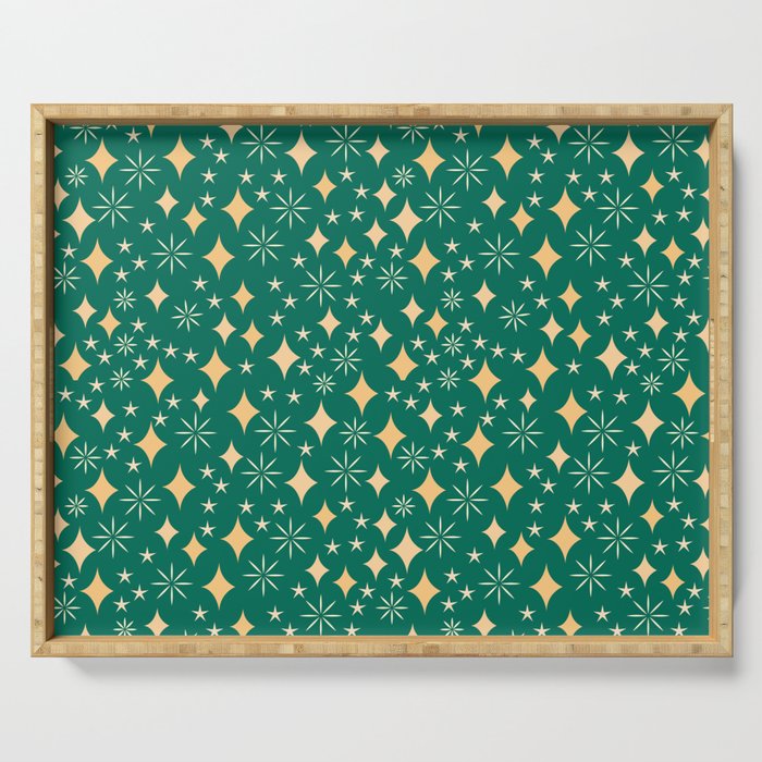 Christmas Lights pattern Serving Tray Gallery Image 1