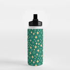 Christmas Lights pattern Water Bottle Gallery Image 2