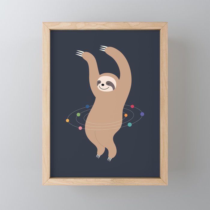 Sloth Galaxy Mini Art Print Gallery Image 1