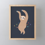 Sloth Galaxy Mini Art Print Gallery Image 1