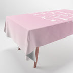 This Must Be The Place Pink Gradient Tablecloth Gallery Image 1