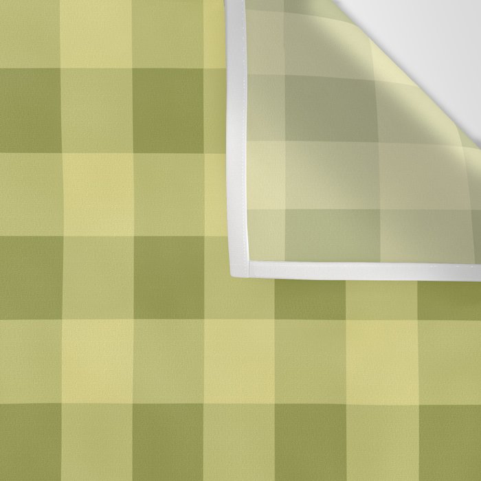Gingham Large Lime Green Wall Tapestry Gallery Image 3
