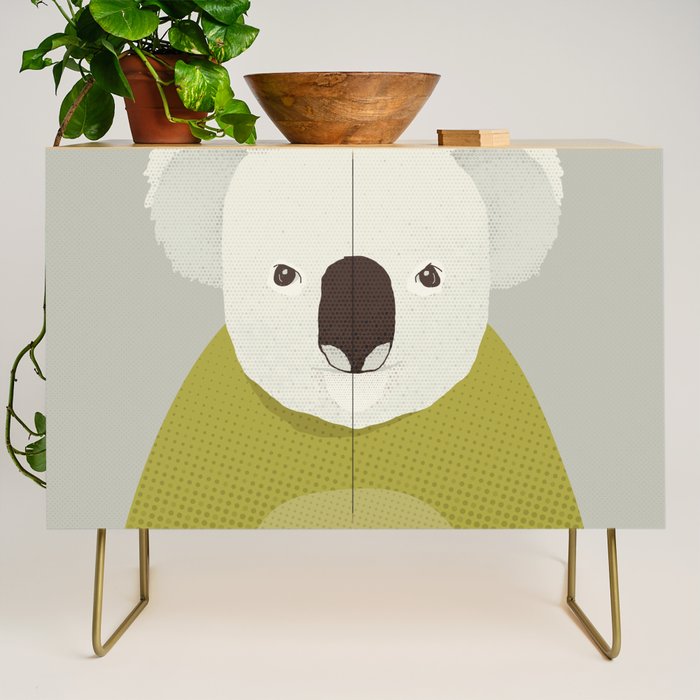 Whimsy Koala, Animal Portrait Credenza Gallery Image 1
