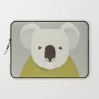 Whimsy Koala, Animal Portrait Laptop Sleeve Gallery Image 1