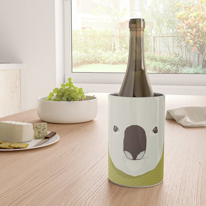 Whimsy Koala, Animal Portrait Wine Chiller Gallery Image 4