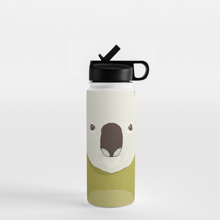 Whimsy Koala, Animal Portrait Water Bottle Gallery Image 1