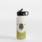 Whimsy Koala, Animal Portrait Water Bottle Gallery Image 1