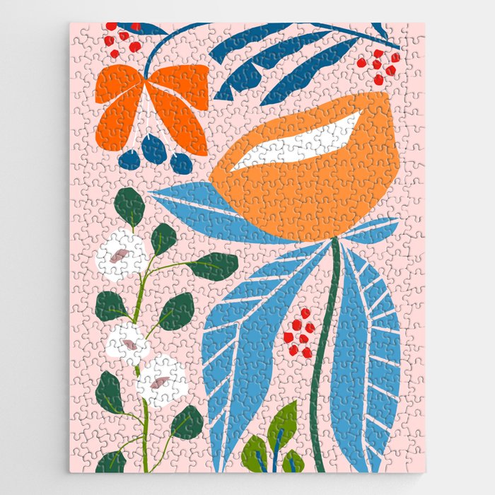 Spring Abstract Florals Jigsaw Puzzle Gallery Image 1