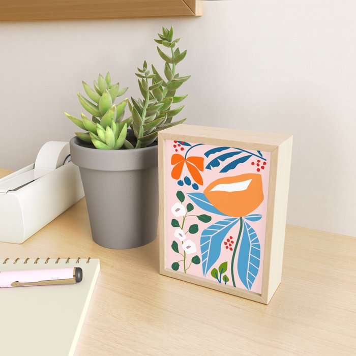 Spring Abstract Florals Mini Art Print Gallery Image 2