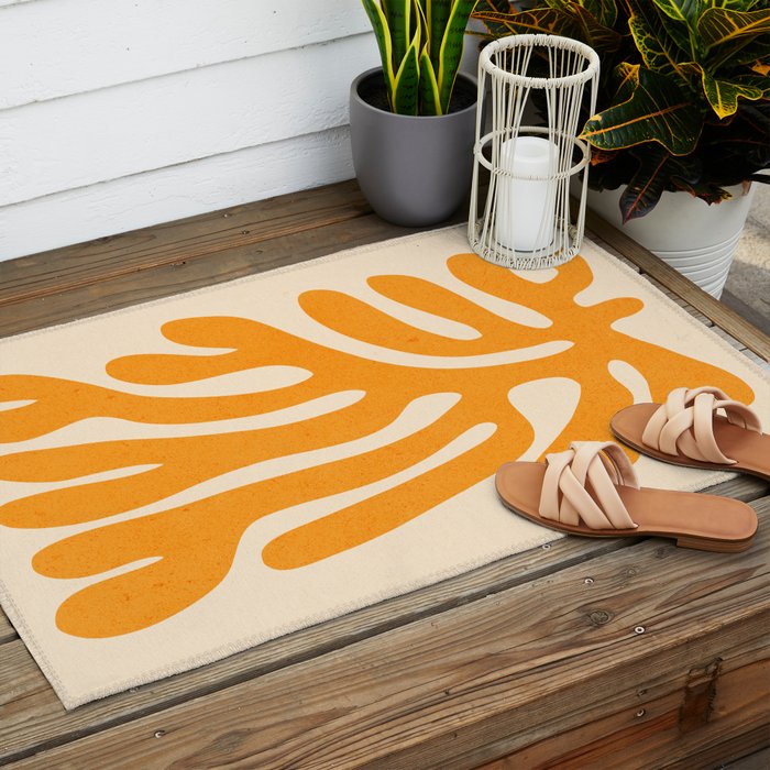 Sunglow: Matisse Paper Cutouts 09 Outdoor Rug Gallery Image 2