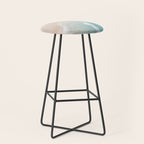 Couple on the Pastel Shore - Aerial Coastal Print Stool Gallery Image 1