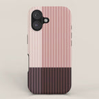 Color Block Line Abstract XI iPhone Case Gallery Image 1