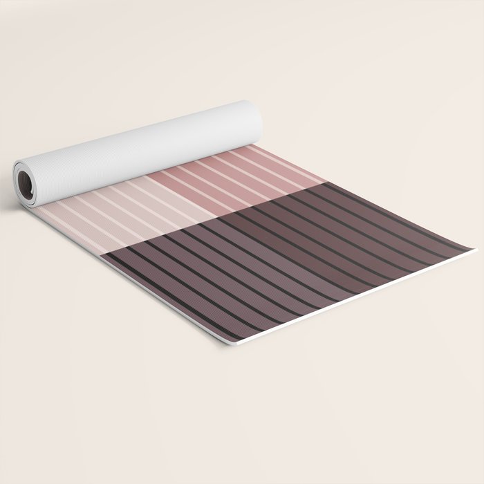 Color Block Line Abstract XI Yoga Mat Gallery Image 2