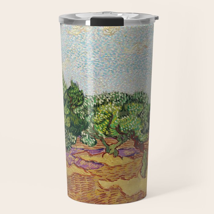 Olive Trees by Vincent Van Gogh Travel Mug Gallery Image 1