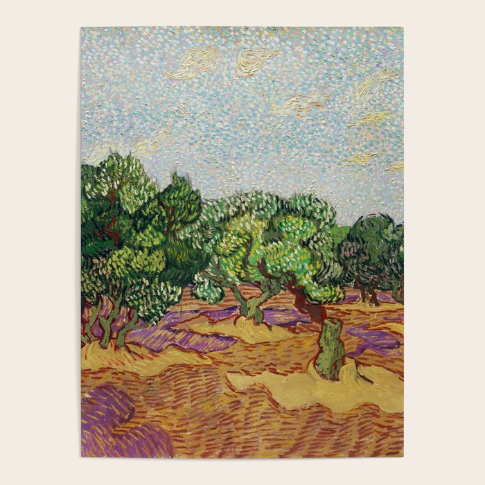 Olive Trees by Vincent Van Gogh Poster Gallery Image 4