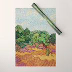 Olive Trees by Vincent Van Gogh Wrapping Paper Gallery Image 1