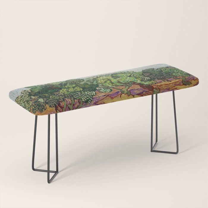 Olive Trees by Vincent Van Gogh Bench Gallery Image 1