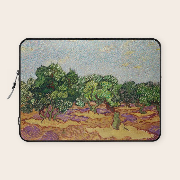 Olive Trees by Vincent Van Gogh Laptop Sleeve Gallery Image 1