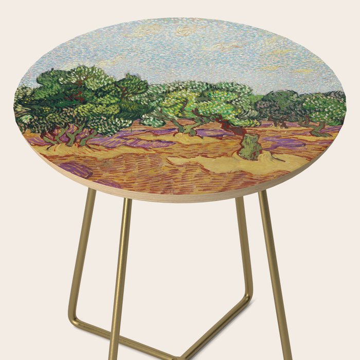 Olive Trees by Vincent Van Gogh Side Table Gallery Image 2