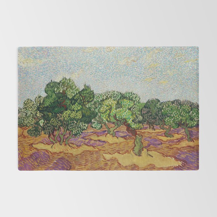 Olive Trees by Vincent Van Gogh Rug Gallery Image 2