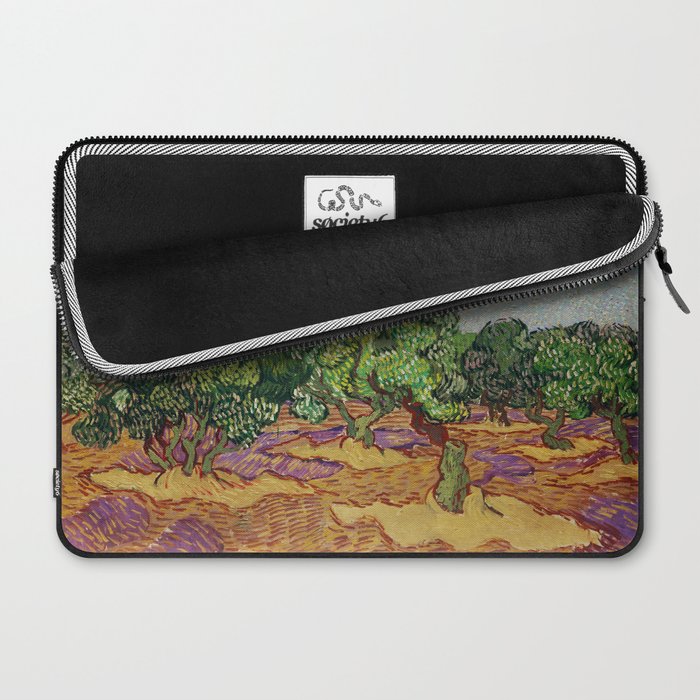 Olive Trees by Vincent Van Gogh Laptop Sleeve Gallery Image 2