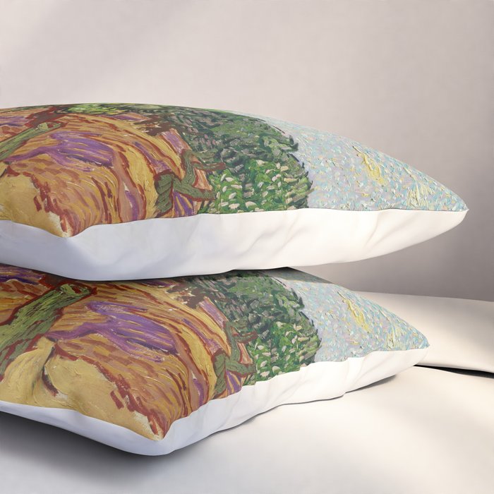 Olive Trees by Vincent Van Gogh Pillow Sham Gallery Image 3
