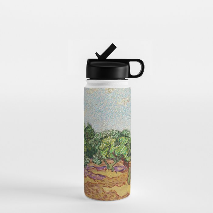 Olive Trees by Vincent Van Gogh Water Bottle Gallery Image 1