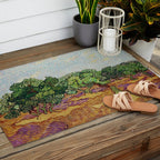 Olive Trees by Vincent Van Gogh Outdoor Rug Gallery Image 2